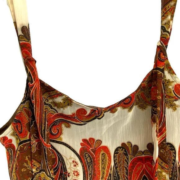 Adiva sleeveless top with beading and medallions M - Picture 9 of 16